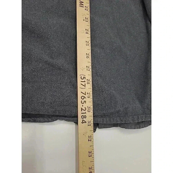 Duluth Trading Co. Shirt Men's Size 3XL Grey Button Up Long Sleeve - Picture 6 of 6